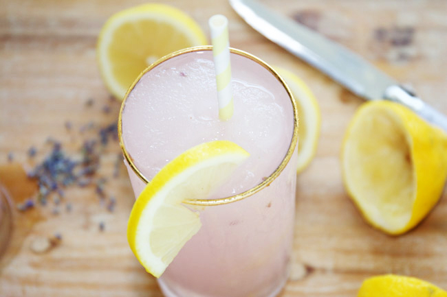 Lavender Lemonade Slush