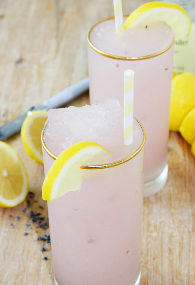 Lavender Lemonade Slushies