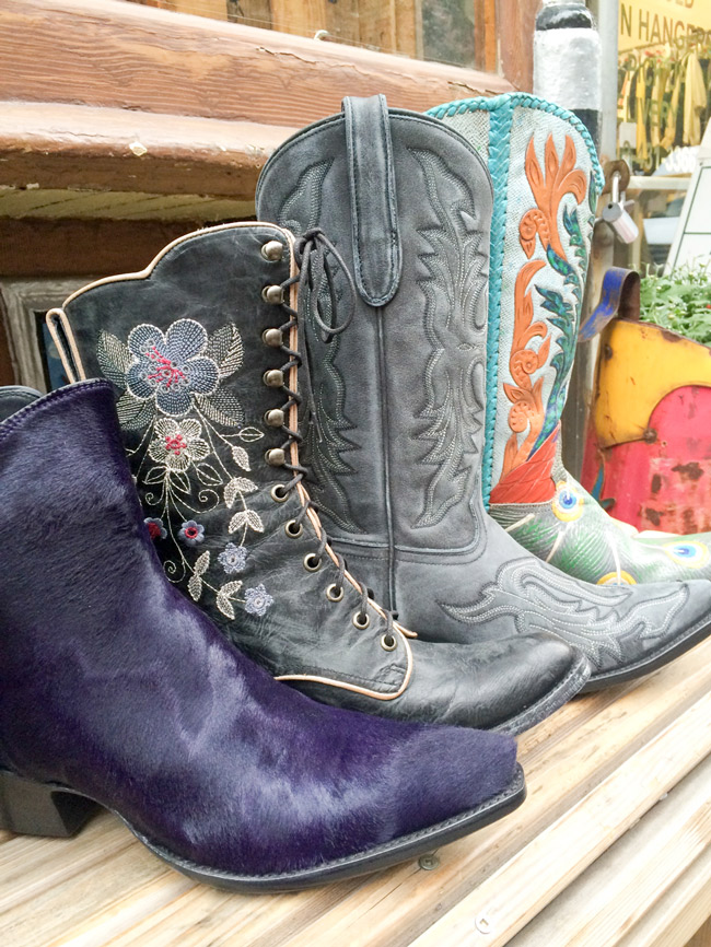 Fall cowboy boot collection in New York City