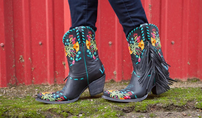 Rodeo Quincy Isabella Fringe Boots