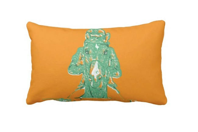 Approach Pillow in Tangerine