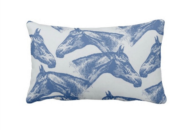 Equestrian Print Pillows by Bre Avery