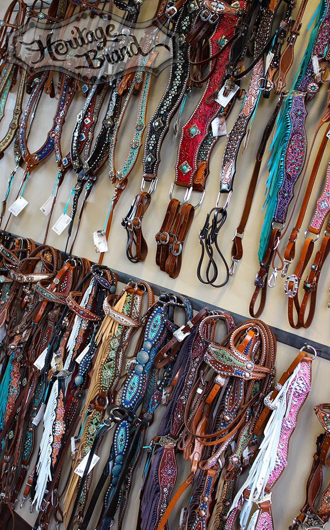 Heritage Brand Tack in the showroom