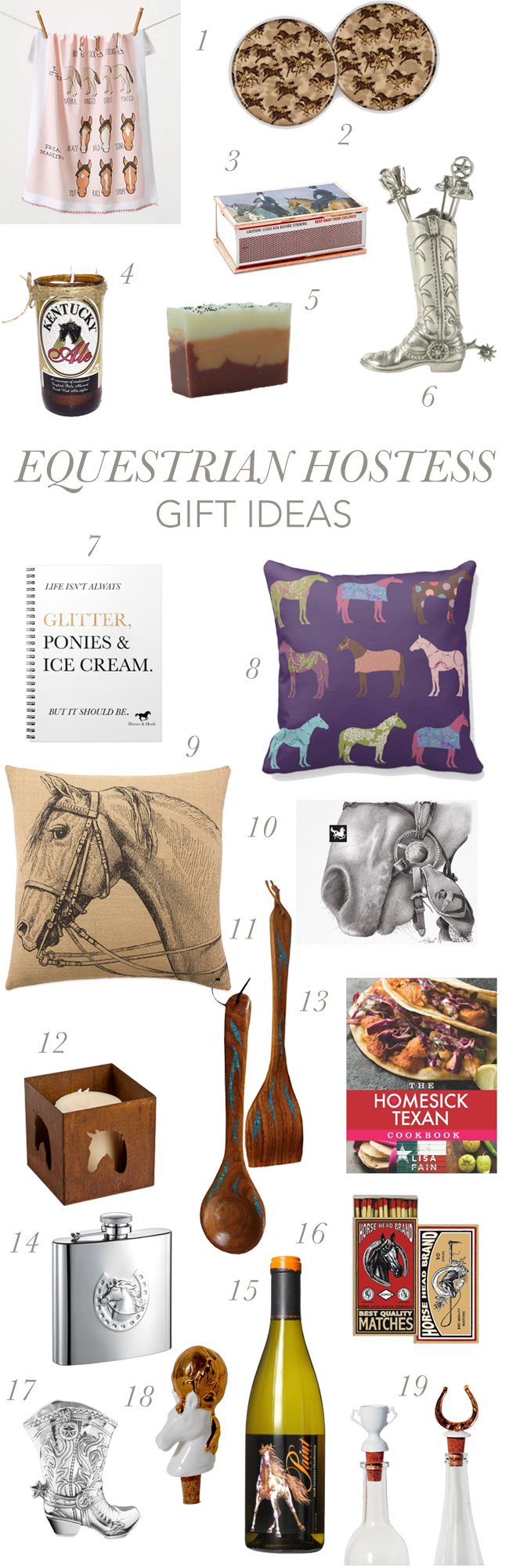 Equestrian Hostess Gifts