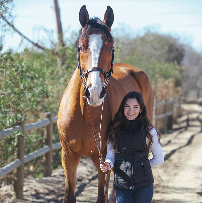 Amanda and her horse