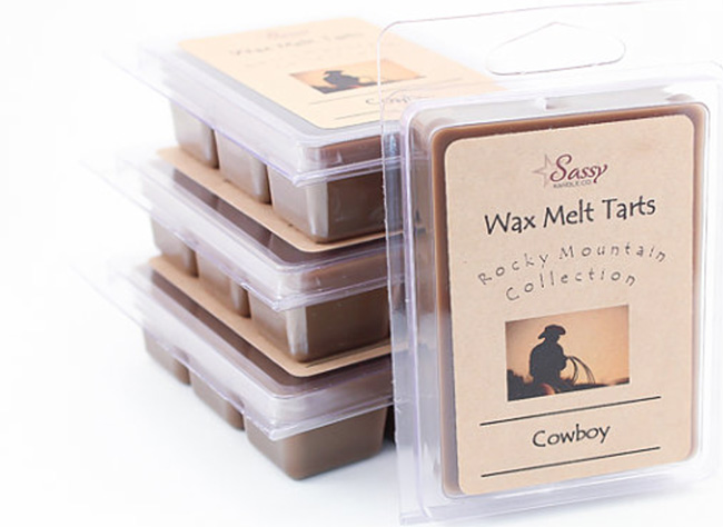 Western wax melts, cowboy scented