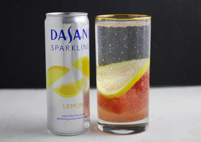 Sparkling Lemon Watermelon Mocktail