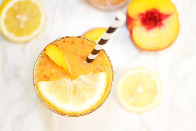 Frozen peach blender lemonade recipe