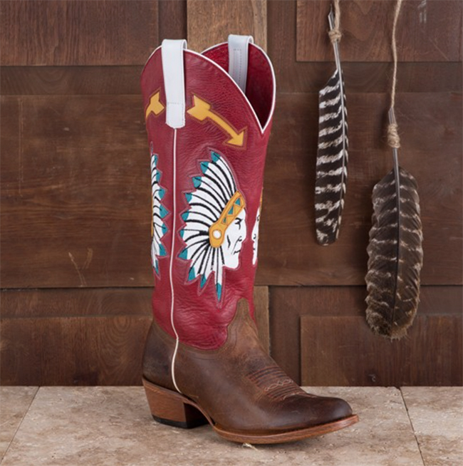 Macie Bean Indian head cowboy boot