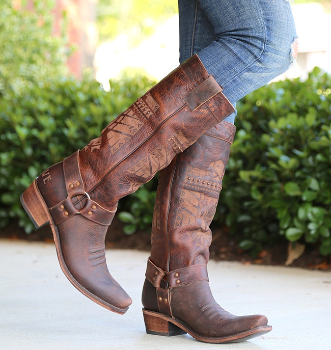 She Who Is Brave boots by Junk Gypsy