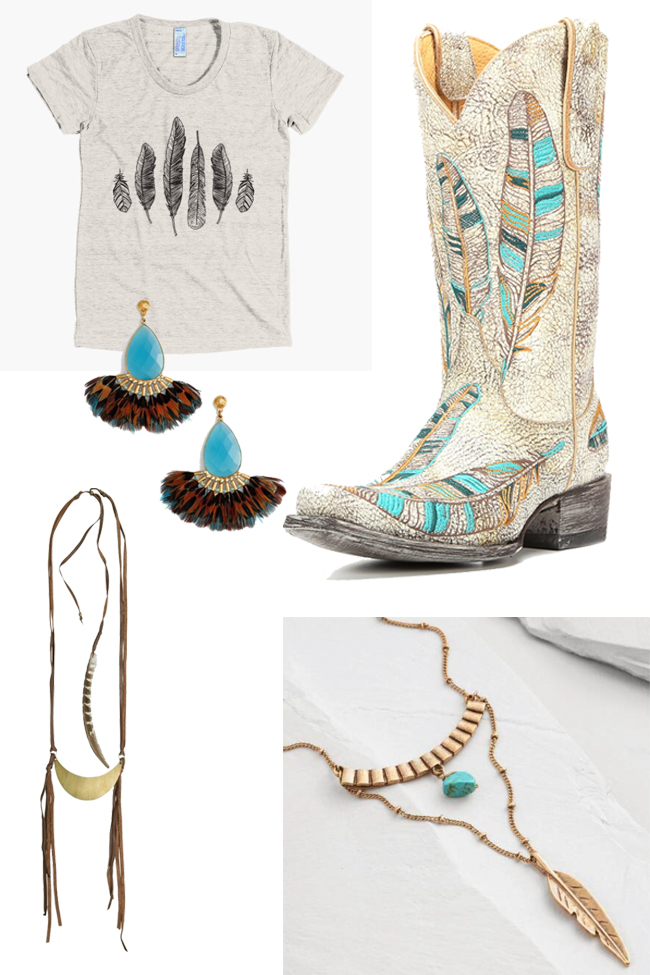 turquoise and feather love