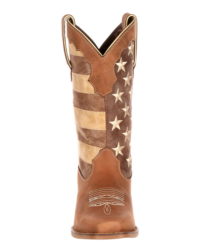 Durango's distressed flag cowboy boots