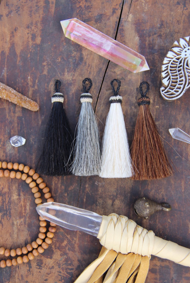 horse hair tassels