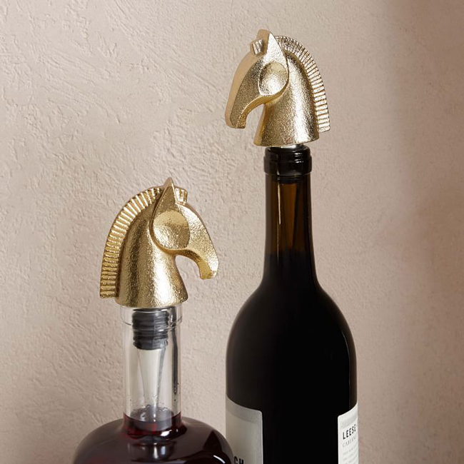 horse head wine bottle stoppers