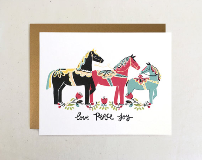 Christmas cards from the Paper Pony Co.