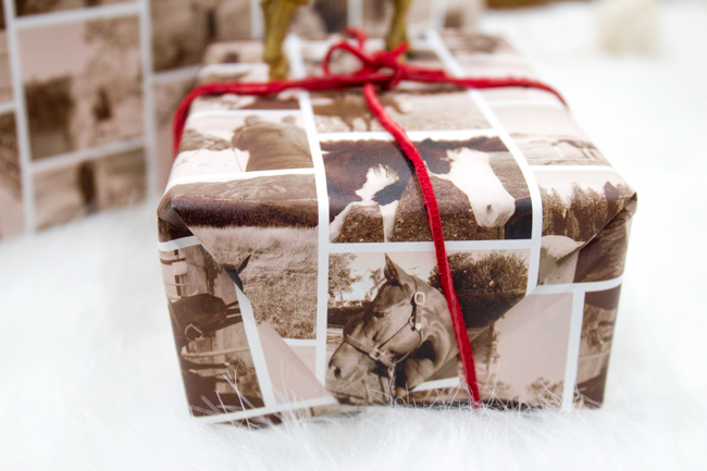 equestrian gift wrap