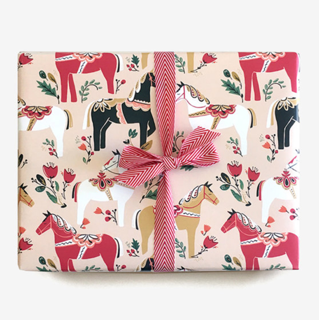 horse gift wrap