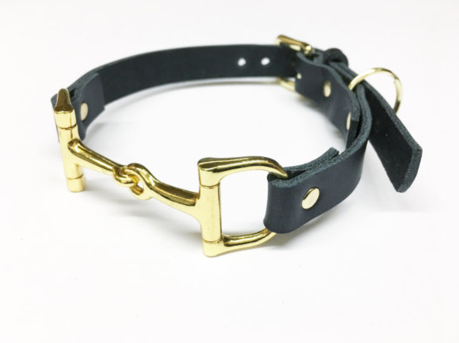 horse bit hardware dog collar
