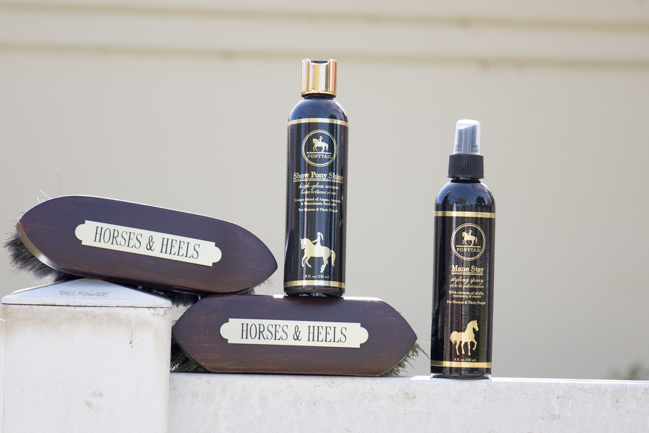 Wellesley Equestrian custom grooming brushes for Horses & Heels