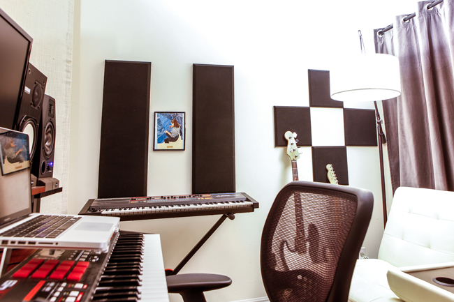 Adam's home studio