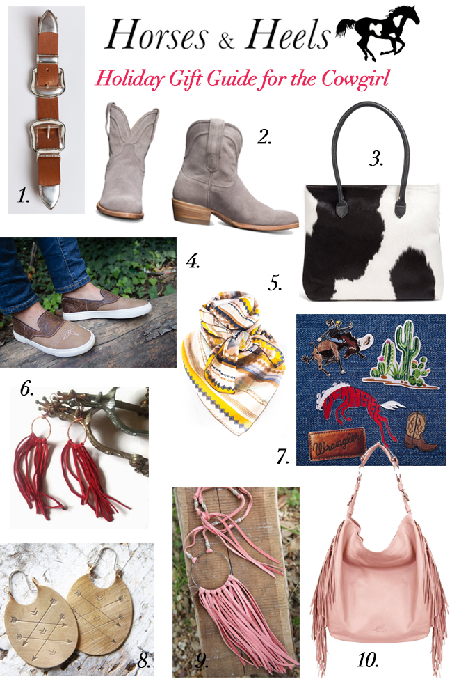 gift guide for the cowgirl by Horses & Heels