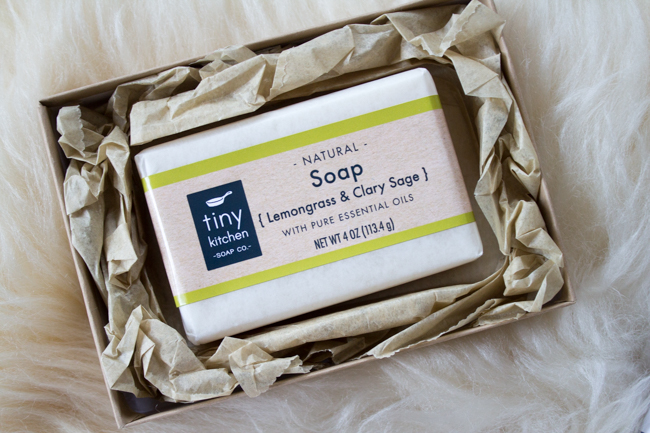 Lemon grass and sage soap