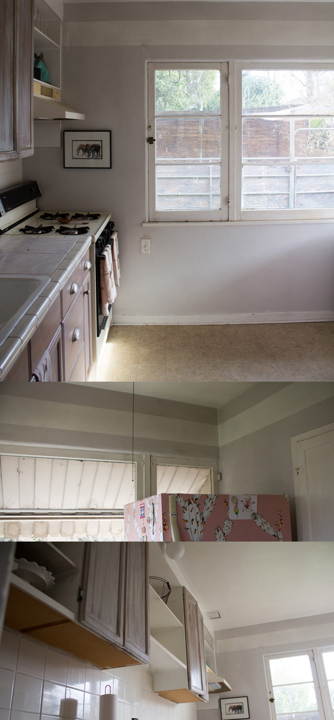 BEFORE painting the kitchen photos