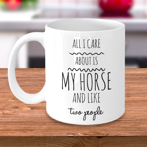 All I Care About Is My Horse And Like Two People