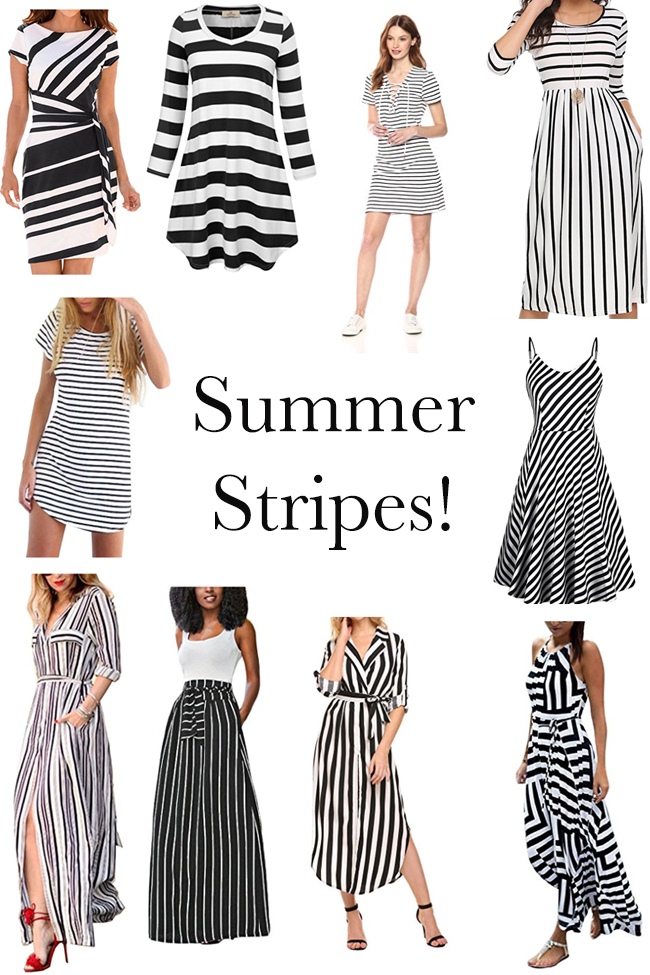 summer striped dresses